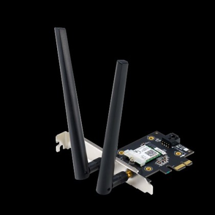 ASUS PCE-AX3000 Wi-Fi 6 802.11ax AX3000 Dual-Band PCIe Wi-Fi Adapter Card