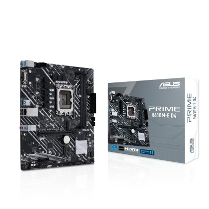 Asus Mb H610, Prime H610M-E D4, Lga 1700, Dual M.2, Alder Lake