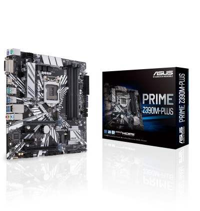 Asus Mb Prime Z390M-Plus Matx Lga 1151 4*Ddr4 Pci-Ex/16 Sata3 Usb3.1
