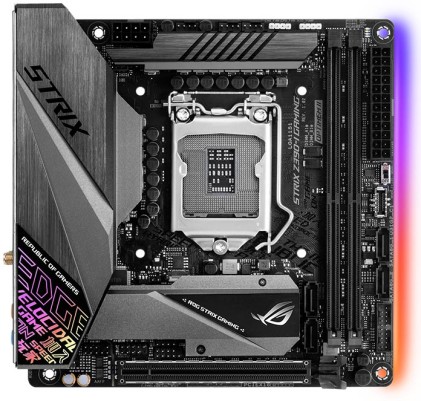Asus Mb Rog Strix Z390-I Gaming Mini-Itx Lga1151 2*Ddr4 Pci-Ex/16 Sata3 Usb3 Hdmi