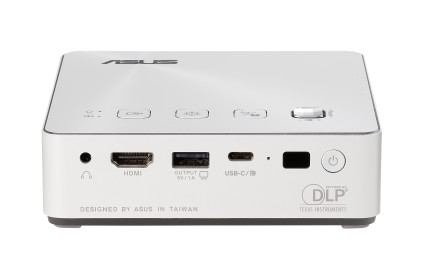 Asus Videoproiettore S2, Ottica Corta, Dlp, Fhd 500 Lumen, Portatile, White, Usb, Hdmi, Wifi, Batteria Integrata