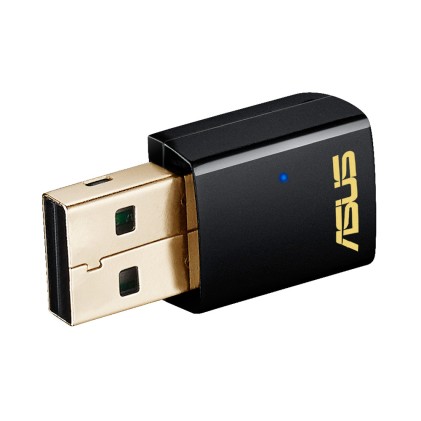 ASUS USB-AC51 AC600 Dual-band USB client card 802.11ac 433/150Mbps