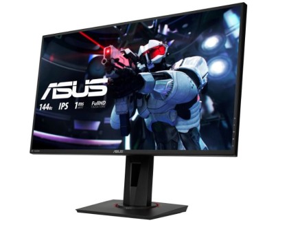 Asus Monitor 27 Led Ips 16:9 Fhd 1Ms, 144Hz, 400 Cdm, Dp/Hdmi/Dvi, Pivot, Multimediale