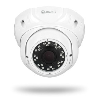 Atlantis Telecamera A-Hd Varifocale Dome 2Mpx 1920X1080 Compatibile Con Standard Cvbs 960H Smart Ir/D-Wdr