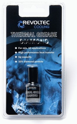 Revoltec Thermal Grease Diamond compontente del dissipatore di calore 4 W/mK 6 g