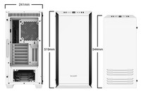 Case Midi be quiet! Dark Base 700 White Edition - white Window