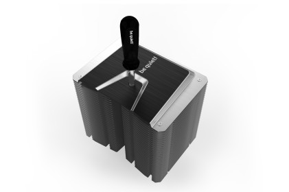 be quiet! BK004 ventola per PC Processore Refrigeratore 12 cm Nero, Grigio