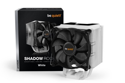 be quiet! Shadow Rock 3 White Processore Refrigeratore 12 cm Bianco 1 pz