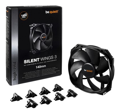 be quiet! SilentWings 3 Computer case Ventilatore 14 cm Nero