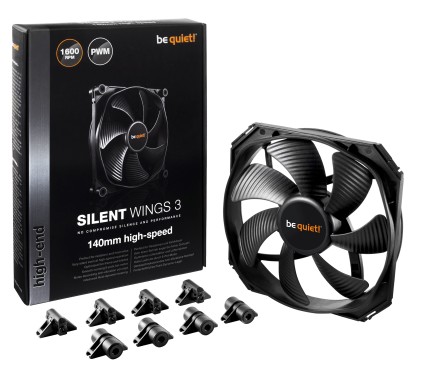 be quiet! SilentWings 3 PWM Computer case Ventilatore 14 cm Nero