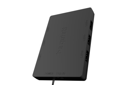 be quiet! Light Wings | 140mm PWM Triple Pack high-speed Case per computer Ventilatore 14 cm Nero 3 pz