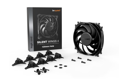 be quiet! SILENT WINGS 4 | 120mm PWM Case per computer Ventilatore 12 cm Nero 1 pz