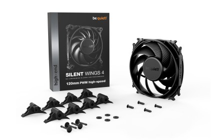 be quiet! SILENT WINGS 4 | 120mm PWM Case per computer Ventilatore 12 cm Nero 1 pz