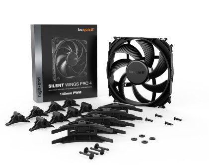 be quiet! SILENT WINGS PRO 4 | 140mm PWM Case per computer Ventilatore 14 cm Nero 1 pz