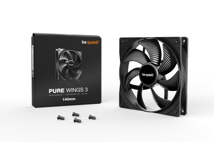 be quiet! Pure Wings 3 140mm Case per computer Ventilatore 14 cm Nero 1 pz
