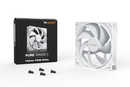 be quiet! Pure Wings 3 120mm PWM White Case per computer Ventilatore 12 cm Bianco 1 pz