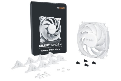 be quiet! BL114 sistema di raffreddamento per computer Case per computer Ventilatore 12 cm Bianco 1 pz