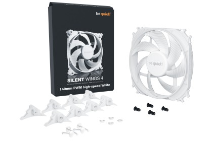 be quiet! BL117 sistema di raffreddamento per computer Case per computer Ventilatore 14 cm Bianco 1 pz