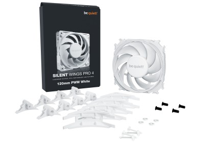 be quiet! BL118 sistema di raffreddamento per computer Case per computer Ventilatore 12 cm Bianco 1 pz