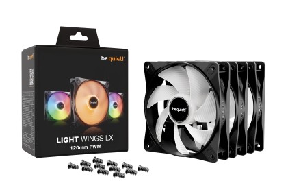 be quiet! LIGHT WINGS LX 120mm PWM 3-Pack Black Case per computer Ventilatore 12 cm Nero 3 pz