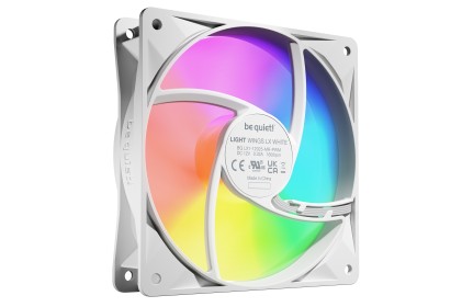 be quiet! LIGHT WINGS LX 120mm PWM 3-Pack White Case per computer Ventilatore 12 cm Bianco 3 pz