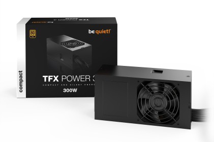 be quiet! TFX POWER 3 300W Gold alimentatore per computer 20+4 pin ATX Nero