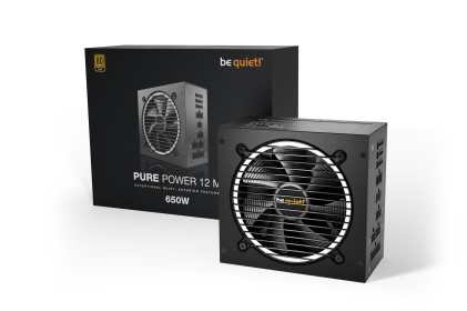 be quiet! Pure Power 12 M alimentatore per computer 650 W 20+4 pin ATX ATX Nero