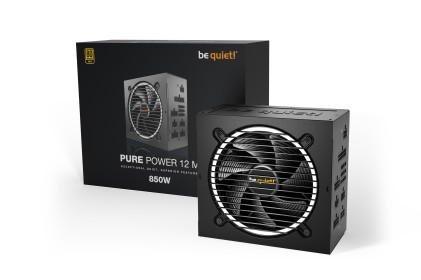 be quiet! Pure Power 12 M alimentatore per computer 850 W 20+4 pin ATX ATX Nero