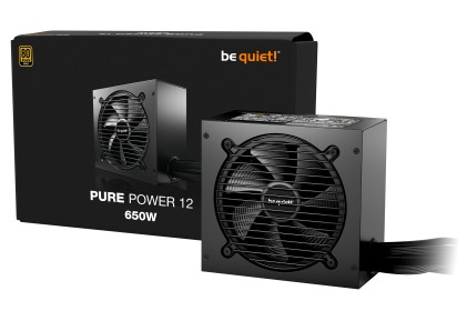 be quiet! PURE POWER 12 650W alimentatore per computer 20+4 pin ATX ATX Nero