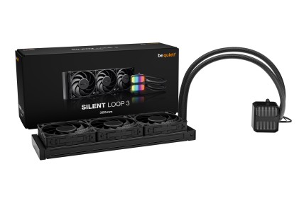 be quiet! Silent Loop 3 360 mm Processore Raffreddatore di liquidi tutto in uno 12 cm Nero 1 pz