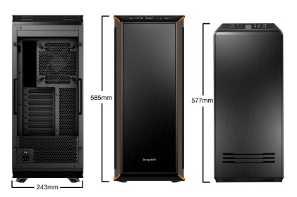 Be Quiet! Case Atx-Eatx Dark Base 900, 8 Hdd Slot, 2Xusb2.0, 2Xusb3.0, 1Xaudio I/O, Orange