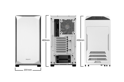 Be Quiet! Case Atx Pure Base 500 White, 2Xusb 3.2, 7 Slot Espansione, 2.5/3.5 Drive Bays, 1X140Mm