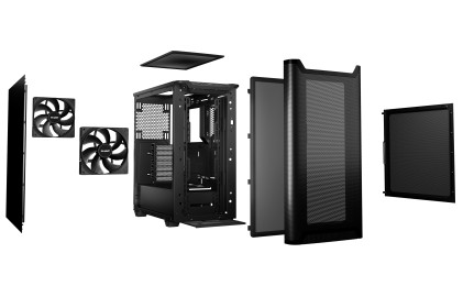 Be Quiet! Case Atx Pure Base 501 Airflow Black