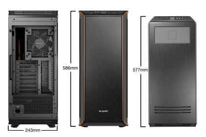 Be Quiet! Case Atx-Eatx Dark Base Pro 900 Rev. 2, 8 Hdd Slot, 2Xusb3.0, 1Xusb3.1 Type C, 1Xaudio I/O, Orange