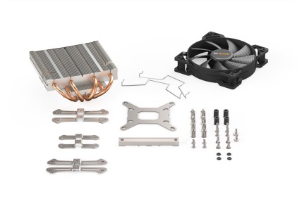 Be Quiet! Dissipatore Cpu Shadow Rock Lp, Single 120Mm Pwm Fan, For Intel Socket: 1200/2066/1150/1151/1155/2011(-3) Square Ilm, For Amd Socket: Am2(+)/Am3(+)/Am4/Fm1/Fm2(+), 130W Tdp, 75.4Mm Height