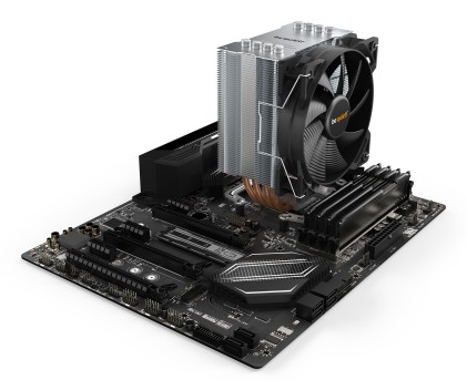 Be Quiet! Dissipatore Cpu Pure Rock 2, Single 120Mm Pwm Fan, For Intel Socket:1700/1200/2066/1150/1151/1155/2011(-3) Square Ilm, For Amd Socket: Am4/Am3(+) 150W Tdp, 155Mm Height