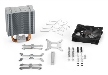 Be Quiet! Dissipatore Cpu Pure Rock 2, Single 120Mm Pwm Fan, For Intel Socket:1700/1200/2066/1150/1151/1155/2011(-3) Square Ilm, For Amd Socket: Am4/Am3(+) 150W Tdp, 155Mm Height