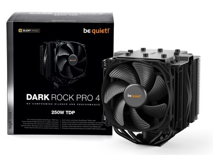 be quiet! Dark Rock Pro 4 Processore Refrigeratore 120/135 mm Nero
