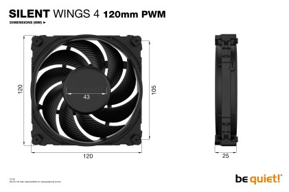 Be Quiet! Ventola Silent Wings 4 120Mm Pwm