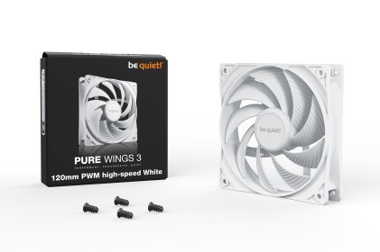 Be Quiet! Ventola Pure Wings 3 White 120Mm Pwm High-Speed