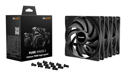 Pure Wings 3 120Mm Pwm High-Speed 3-Pack
