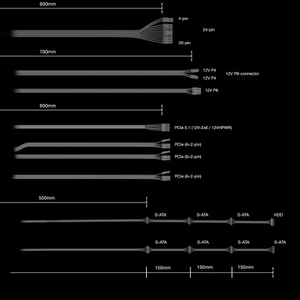 Be Quiet! Alimentatore Atx Power 2 1000W 80Plus Nero