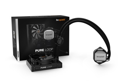 Be Quiet! Dissipatore A Liquido Pure Loop 120Mm All In One, 1 X 120Mm Pwm Fan, For Intel Socket: 1200/2066/115X/2011(-3) Square Ilm, For Amd Socket: Amd: Am4/Am3(+)