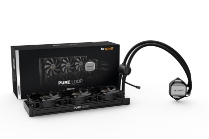 Be Quiet! Dissipatore A Liquido Pure Loop 360Mm All In One, 3 X 120Mm Pwm Fan, For Intel Socket: 1200/2066/115X/2011(-3) Square Ilm, For Amd Socket: Amd: Am4/Am3(+)
