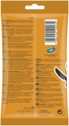 BIC Cristal Original, Penne Nere a Sfera (Punta 1mm), Confezione da 10