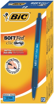 BIC 8373982 penna a sfera Blu Penna a sfera retrattile a clip 1 pz