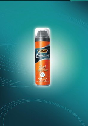 Gel da barba Bic Gel Sensitive Comfort - Facile da applicare - Contiene Aloe Vera - Capacit&agrave; 200ml