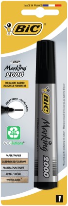 BIC Pennarello nero permanente, Marking 2000 ECOlutions