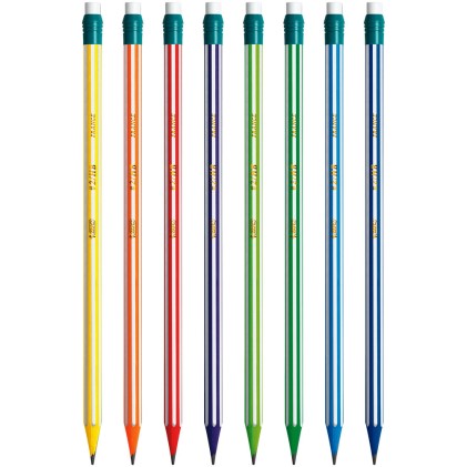 BIC Evolution Stripes HB 8 pz