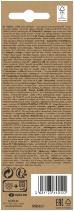 Bic Cristal Re&acute;new Confezione di Penna a Sfera Ricaricabile + 2 Ricariche - Punta Tonda da 1,0 mm - Corsa 0,32 mm - Inchiostro a Base di Olio - Corpo Metallico - Colore Nero